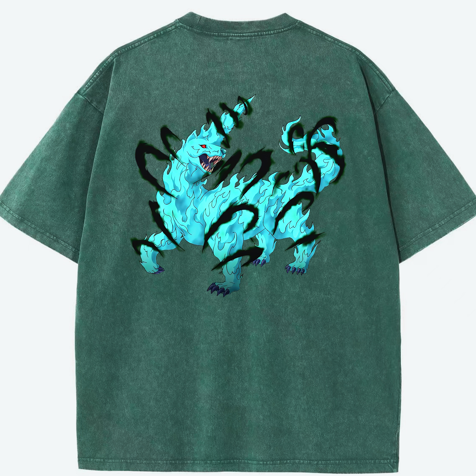 （画像用） 遊☆戯☆王 Yu-Gi-Oh! 綿100% ヴィンテージ風 半袖Tシャツ（背面プリント）